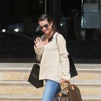 Lea Michele has her hands full as she leaves Barneys | Picture 97515